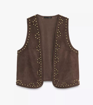 Chaleco con tachuelas