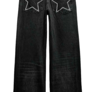 Pantalones negros estrellas